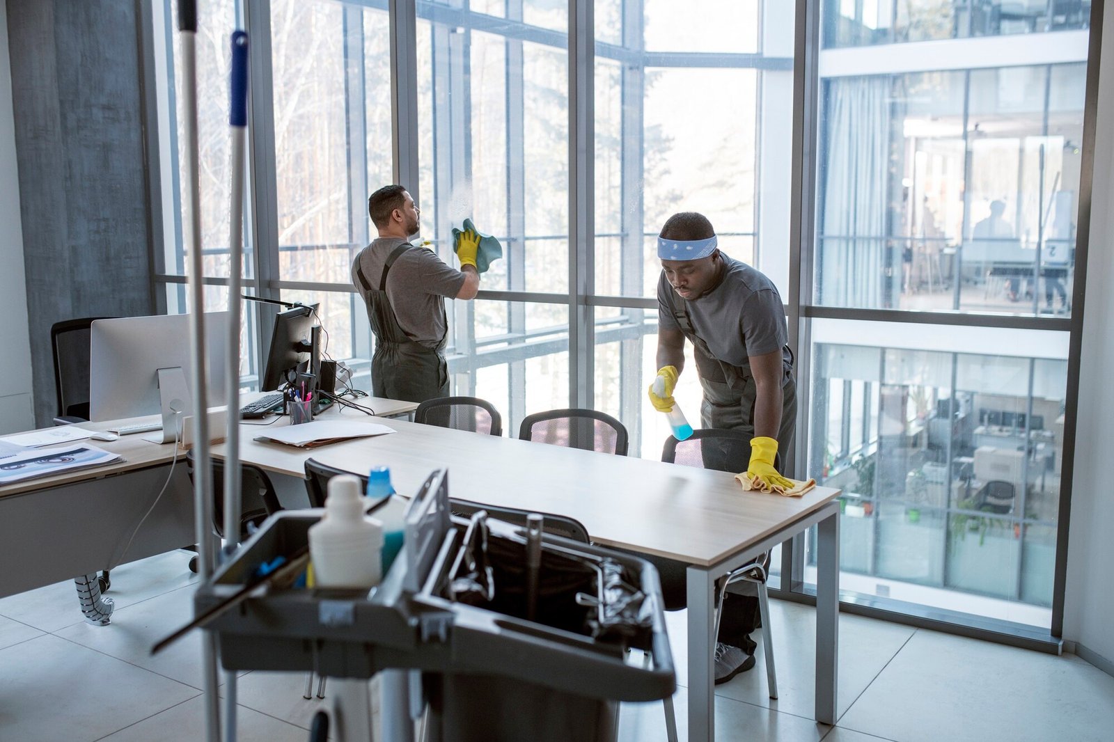 City Wide Cleaning team maintaining a large commercial facility